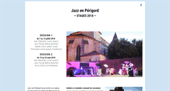 Desktop Screenshot of jazzperigord.com