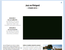 Tablet Screenshot of jazzperigord.com